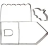 Emporte pièces maison hantée Halloween chauve souris x4^Gifi Outlet