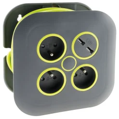 Best Gifi Enrouleur 7M - 3 prises 16A+2USB