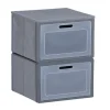 Rangement|Gifi Ensemble Box Cube 2 cases pliables 30x30x60cm
