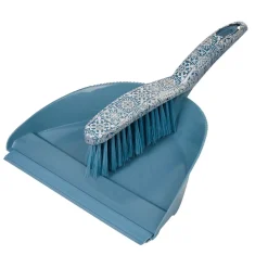 Nettoyage Et Entretien|Gifi Ensemble pelle et balayette bleu carreaux de ciment