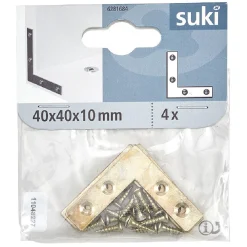 Outlet Gifi Equerre fenêtre 40mm métal x4