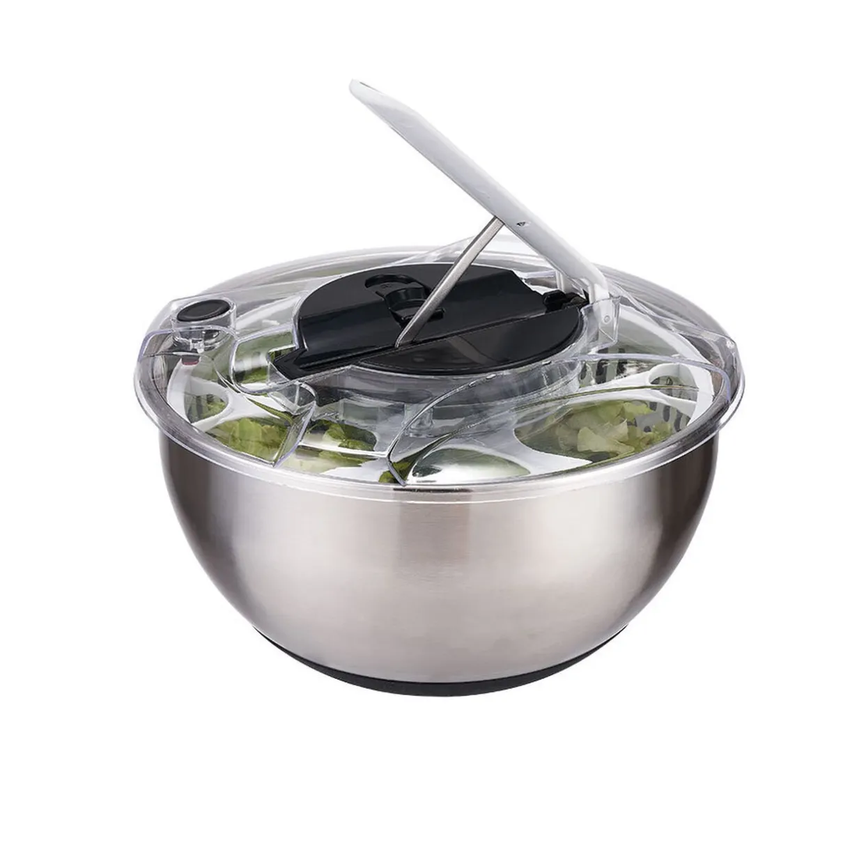 Essoreuse à salade 2 en 1 en inox^Gifi Hot