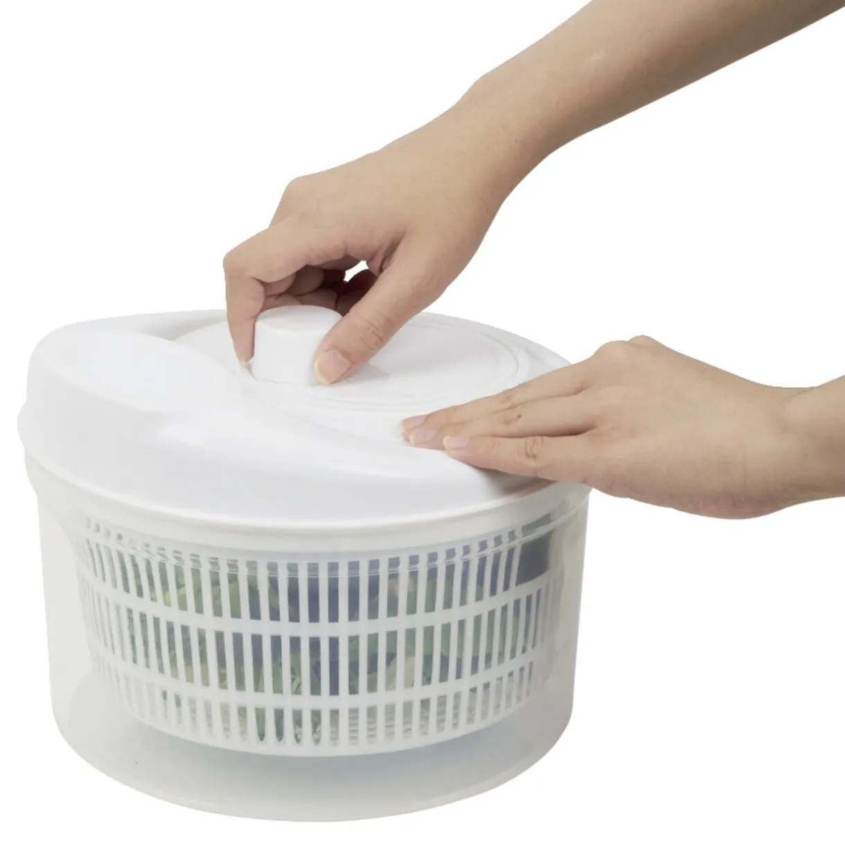 Essoreuse à salade plastique blanc 4,5l^Gifi Best