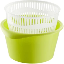 Essoreuse à salade vert et blanc^Gifi Clearance