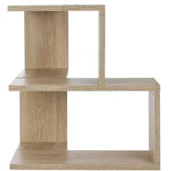 Rangement|Gifi Etagère double spécial angle couleur chêne