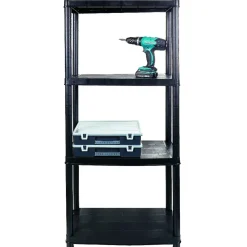 Rangement|Gifi Etagère noire 4 niveaux