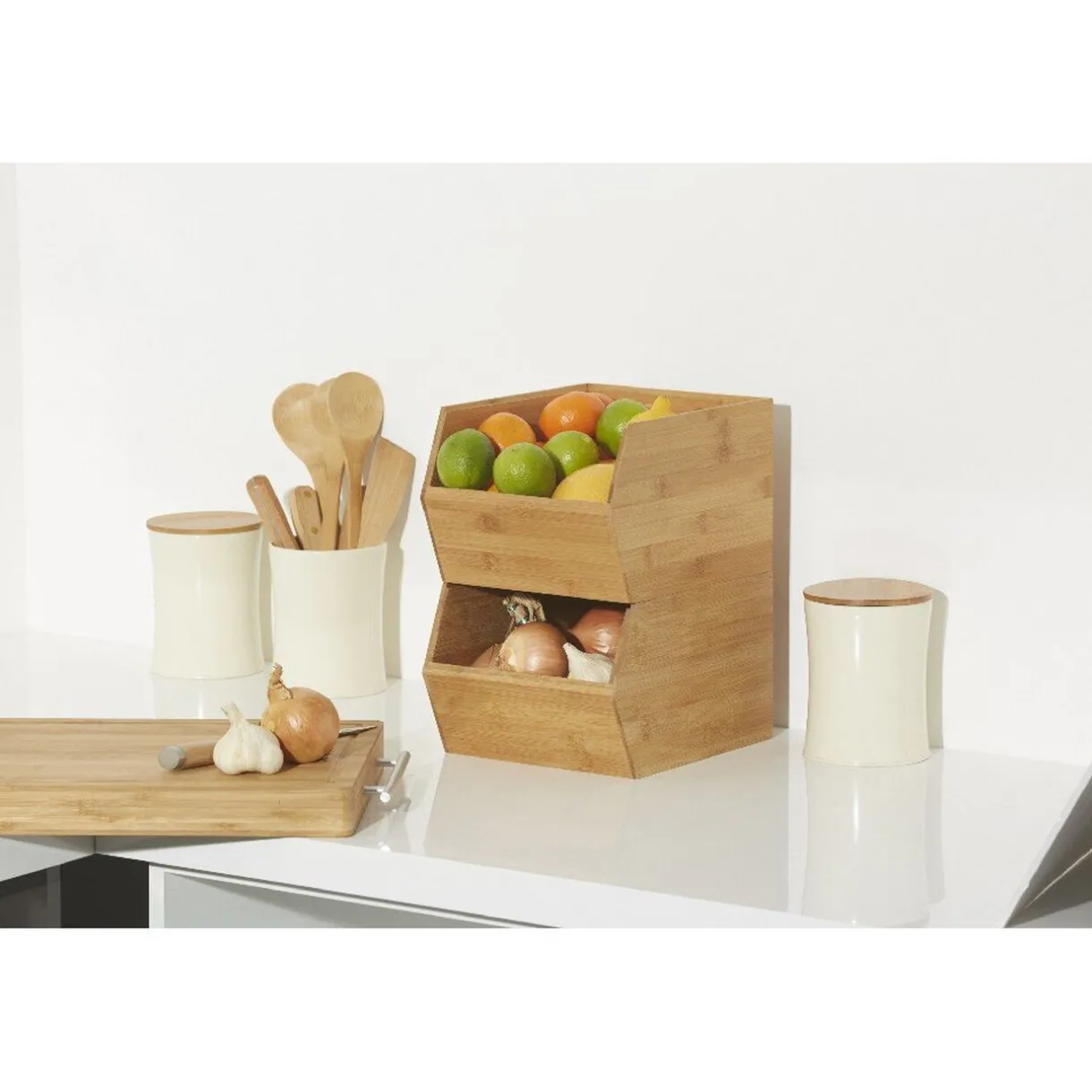 Etagère superposable bambou^Gifi Clearance
