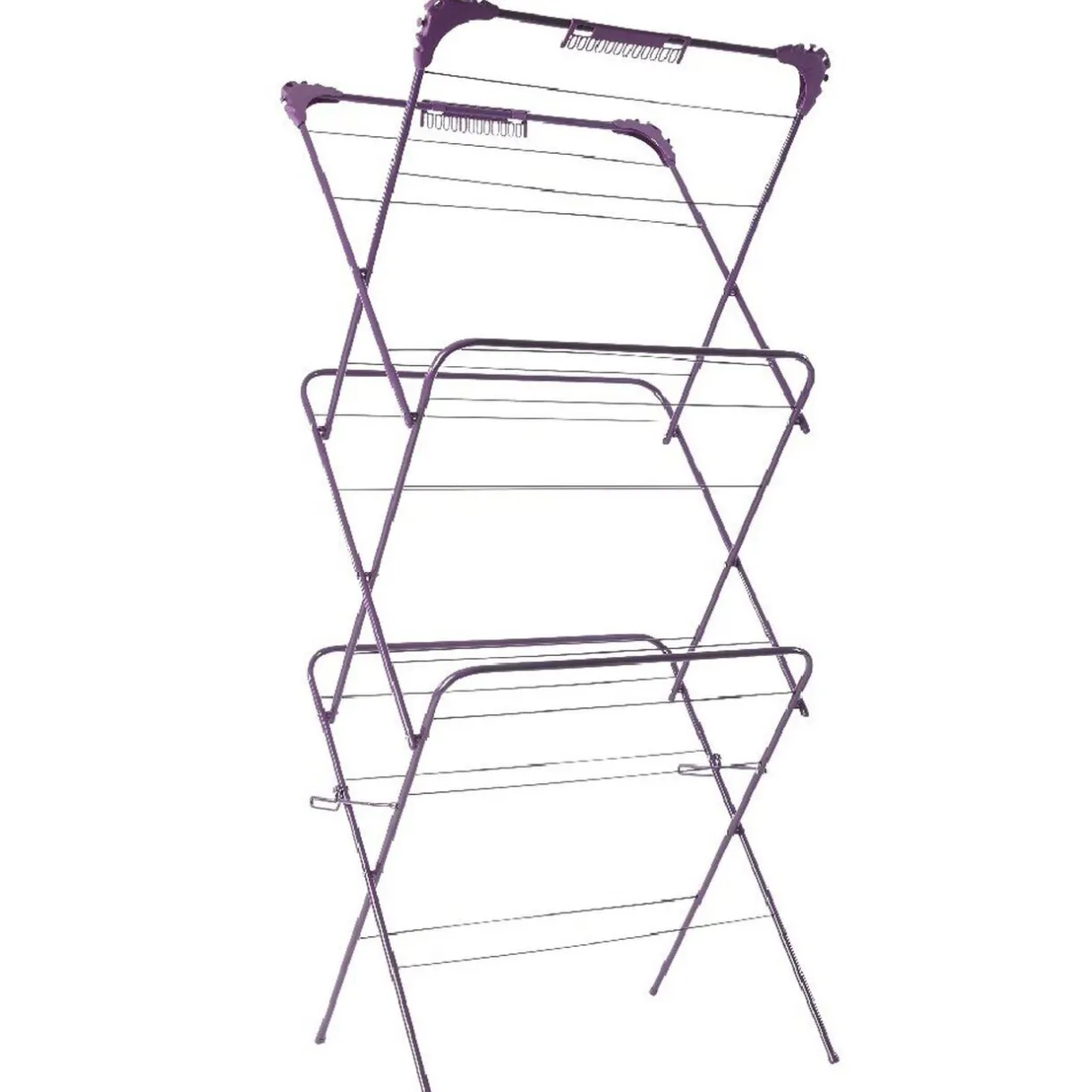 Entretien Du Linge|Gifi Etendoir à linge accordéon violet