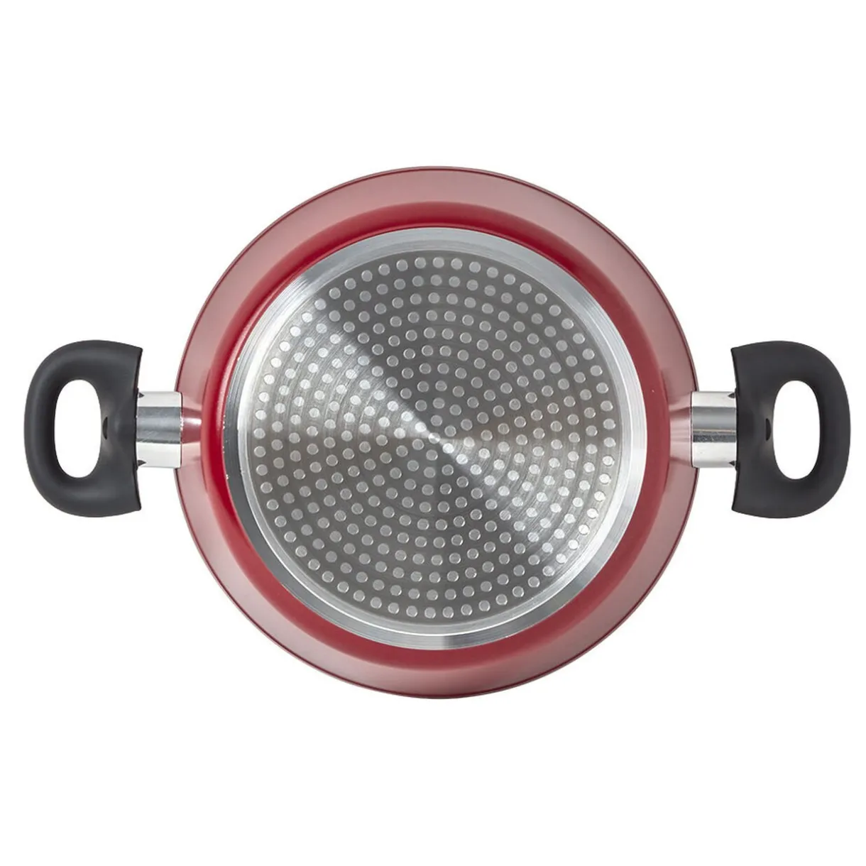 Faitout aluminium rouge ø 24 cm^Gifi Discount