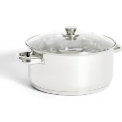 Faitout tous feux dont induction inox et verre Ø25,5cm^Gifi Sale