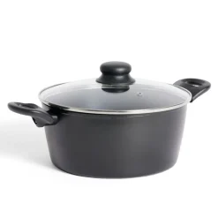 Faitout tous feux dont induction aluminium noir Ø24cm^Gifi Best