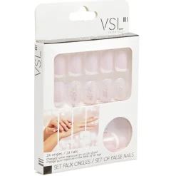 Hot Gifi Faux ongles paillettes x24