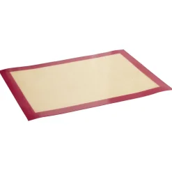 Feuille de cuisson réutilisable en fibre de verre silicone rose^Gifi Discount