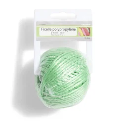 Hot Gifi Ficelle en polypropylène vert Ø1 mm - L.50 m