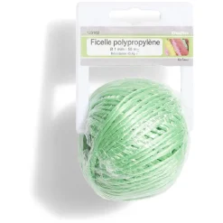 Hot Gifi Ficelle en polypropylène vert Ø1 mm - L.50 m