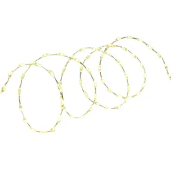 Hot Gifi Fil lumineux 66 LED blanc chaud 1m