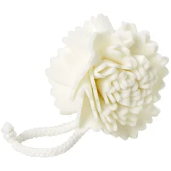 Outlet Gifi Fleur de bain blanche