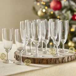 Flûte à champagne en verre 15cl x10^Gifi New