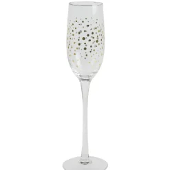 Flûte à champagne pois doré x4^Gifi
