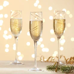 Flûte avec ruban doré x4^Gifi Best