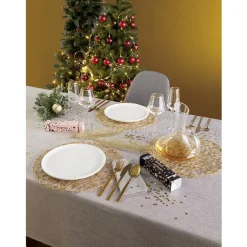 Flûte en verre avec liseré doré 23 cl x4^Gifi Hot