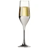 Flûte en verre Oksana argentée 17cL x4^Gifi Discount
