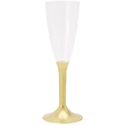 Flûte réutilisable dorée x6^Gifi New