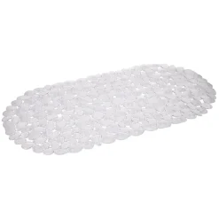 Best Gifi Fond de baignoire antidérapant design galet pvc blanc