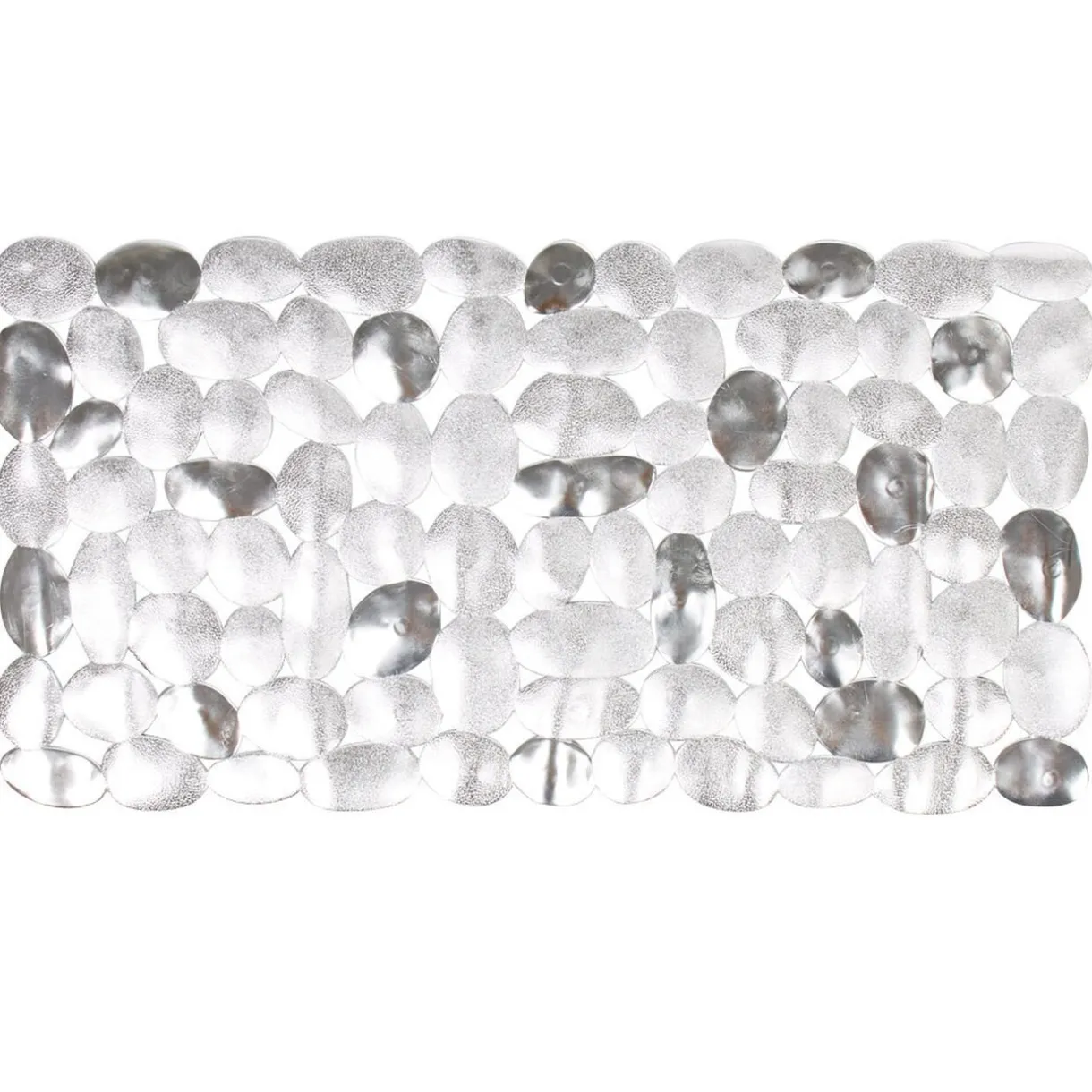 Clearance Gifi Fond de douche design galets gris brillant