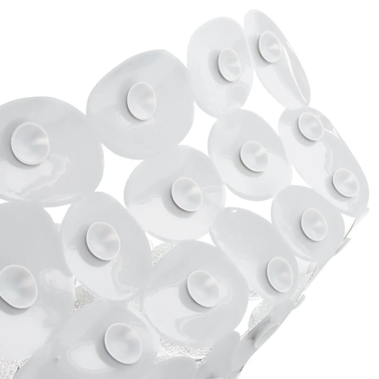 Clearance Gifi Fond de douche design galets gris brillant