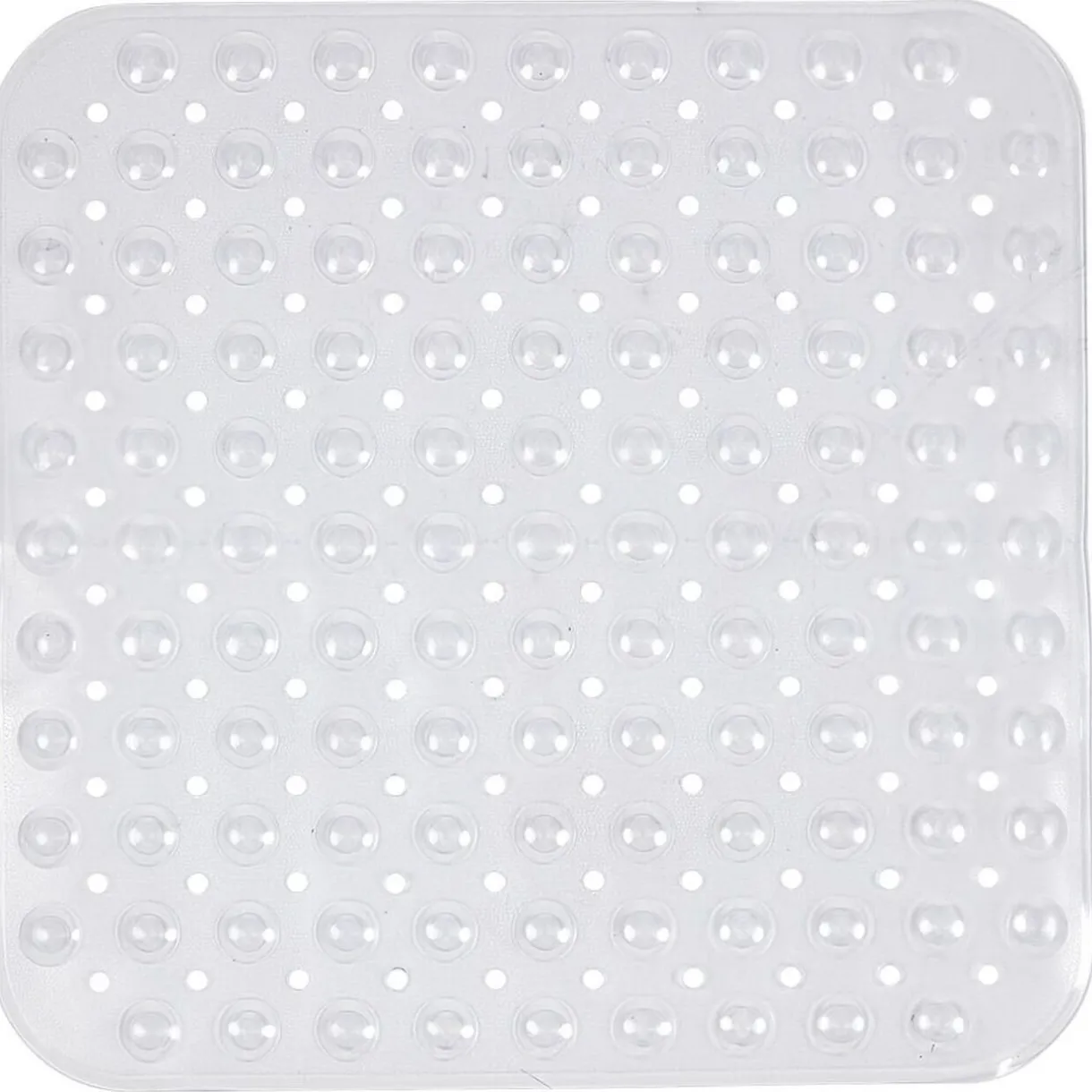 Sale Gifi Fond de douche en pvc design bulles blanc transparent