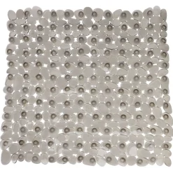 Online Gifi Fond de douche en pvc design gris effet galets