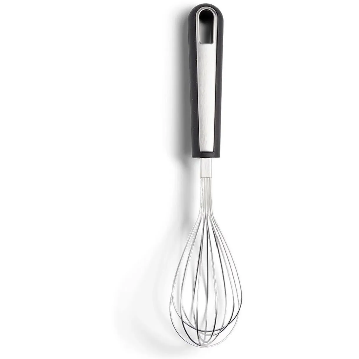 Fouet en inox avec manche en plastique noir L.29,5cm^Gifi Outlet
