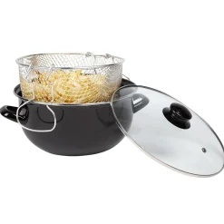 Friteuse avec panier et couvercle^Gifi Clearance