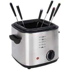 Friteuse et fondue en inox gris^Gifi Sale