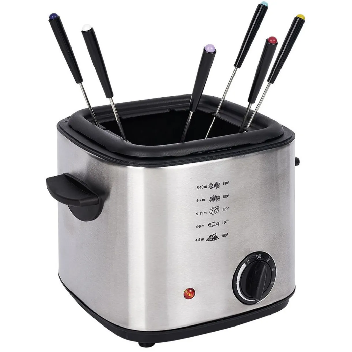 Friteuse et fondue en inox gris^Gifi Sale