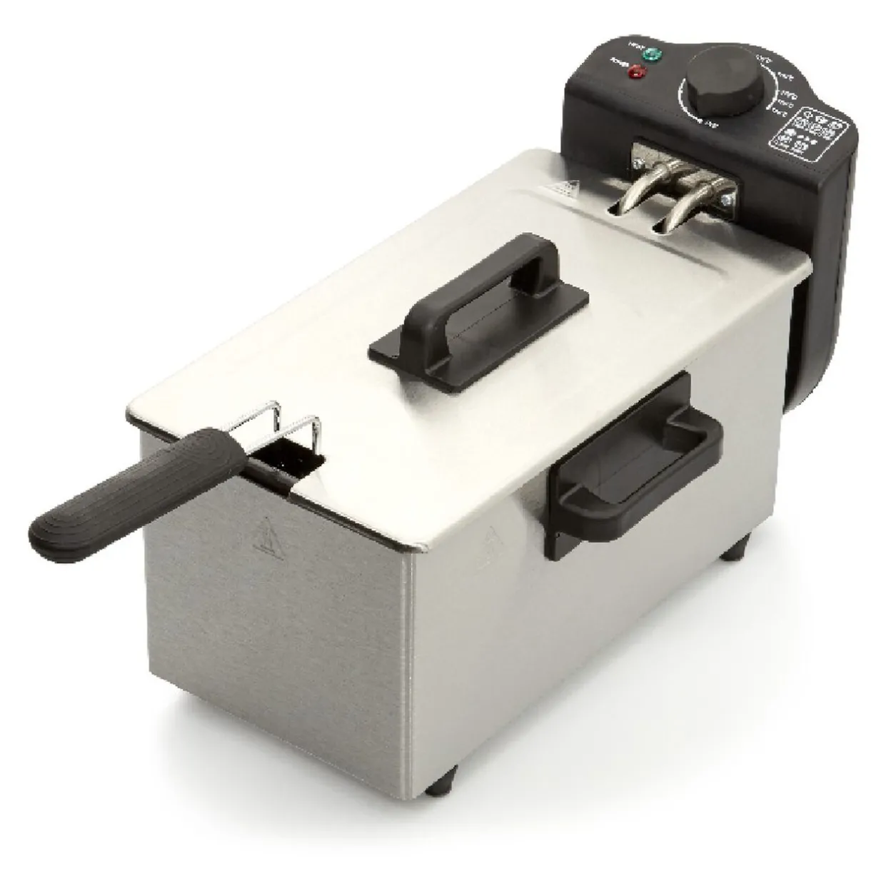 Friteuse inox Homday 3 L^Gifi Discount