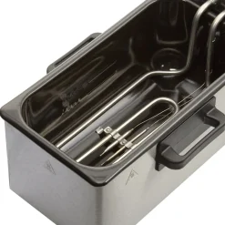 Friteuse inox Homday 3 L^Gifi Discount