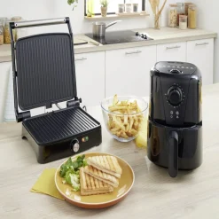 Friteuse sans huile mini noir^Gifi Discount