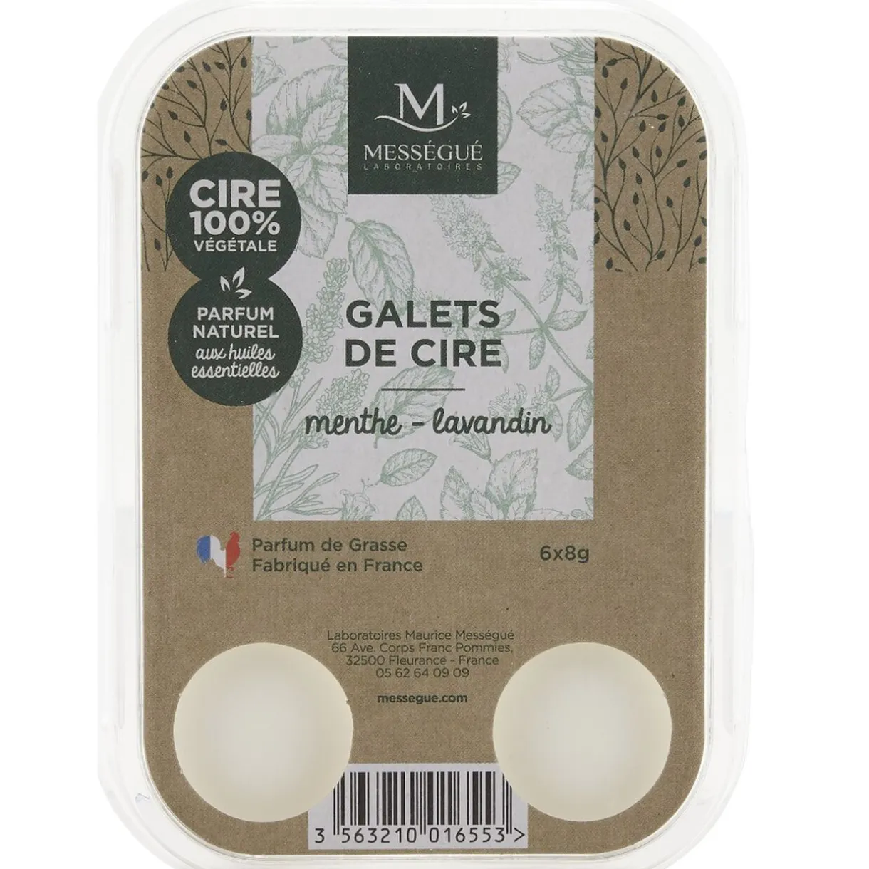 New Gifi Galet de cire Menthe Lavandin