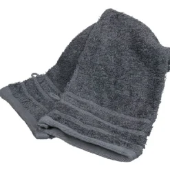 Gifi GANT DE TOILETTE X2 COULEUR GRIS FONCE