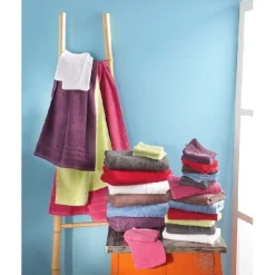 Gifi GANT DE TOILETTE X2 COULEUR GRIS FONCE