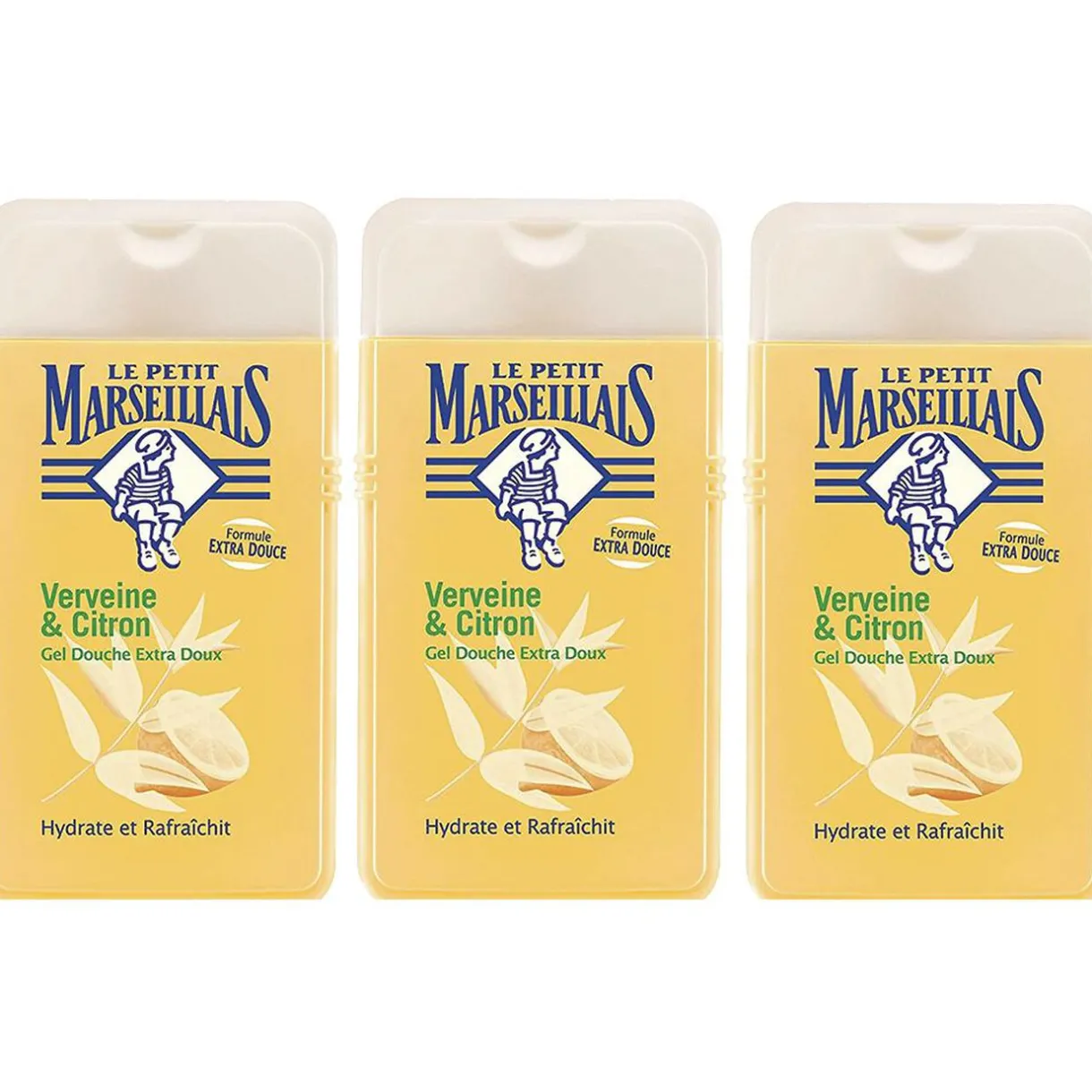 Gifi Gel douche Le Petit Marseillais 250 ml Verveine & citron x3