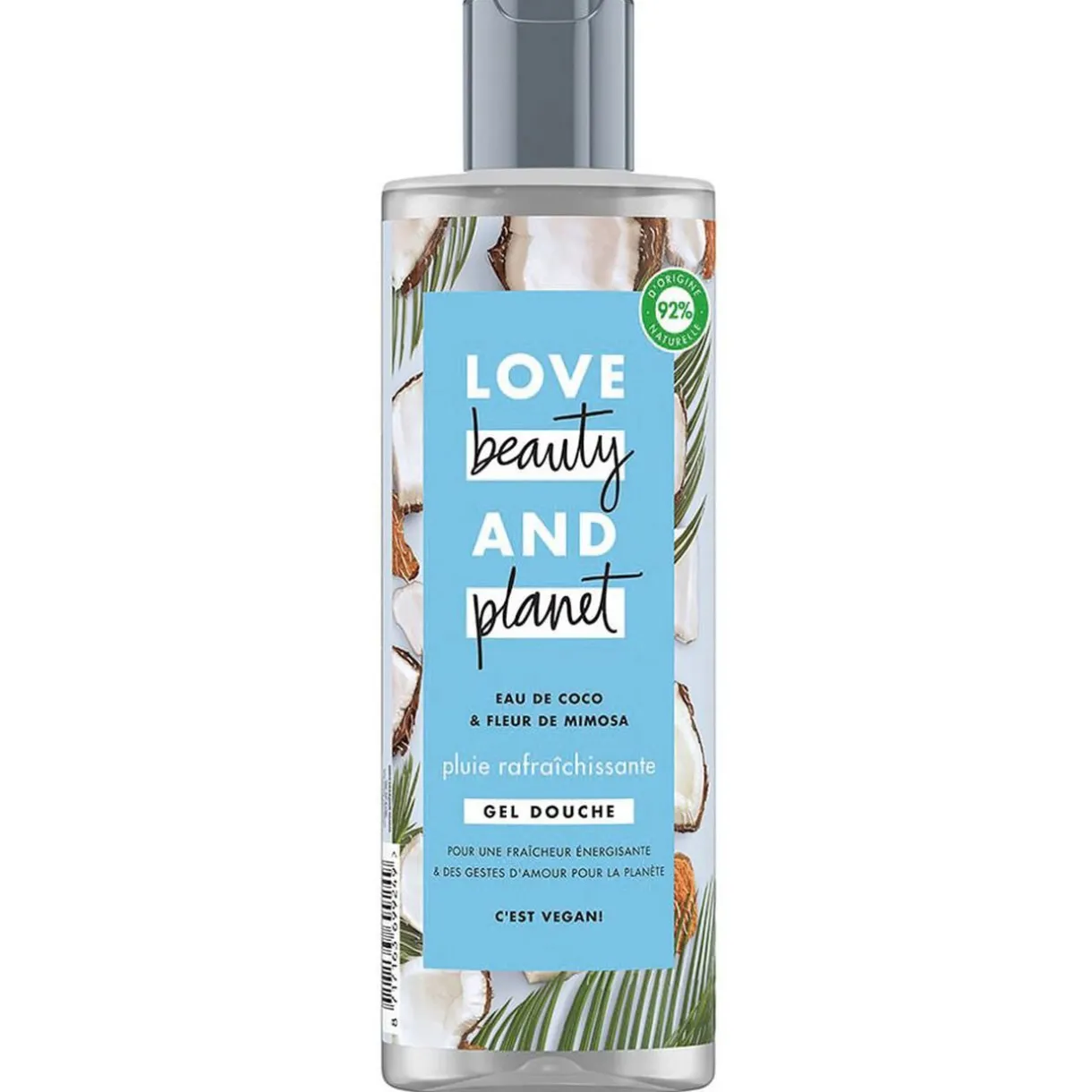 Discount Gifi Gel douche Love Beauty and Planet eau de coco et fleur de mimosa 500ml