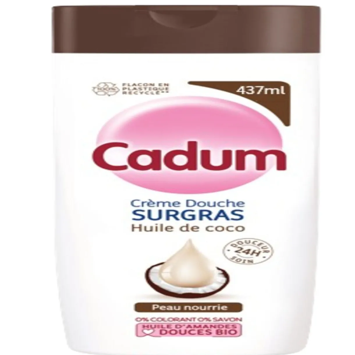 New Gifi Gel douche surgras Cadum huile de coco 437ml