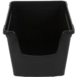 Rangement|Gifi Gerbette empilable 14 L noir et jaune x3