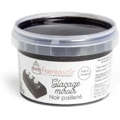 Glaçage miroir noir pailleté 300g^Gifi Clearance