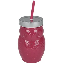 Gobelet animalier en verre + paille + couvercle^Gifi Best