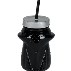 Gobelet animalier en verre + paille + couvercle^Gifi Best