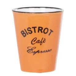 Gobelet café expresso multicolore Bistrot x4^Gifi Online
